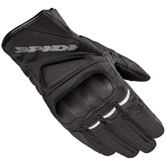 Touring H2Out Spidi Fabric Motorcycle Gloves MISTRAL Black