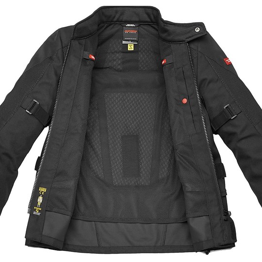 Touring H2Out Spidi VENTAMAX Perforated Motorcycle Jacket Black
