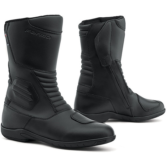 Touring Leather Motorcycle Boots AVENUE Form Black