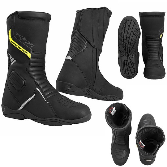 Touring Motorcycle Boots American-Pro INFINITY Black Yellow