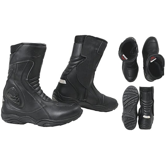 Touring Motorcycle Boots Waterproof American-Pro MONSON Black