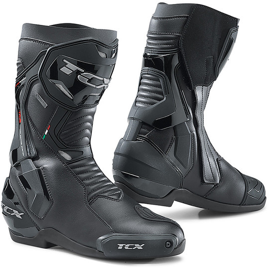 Touring Motorcycle Racing Boots in Gore-Tex Tcx 7661g ST-FIGHTER GTX Black