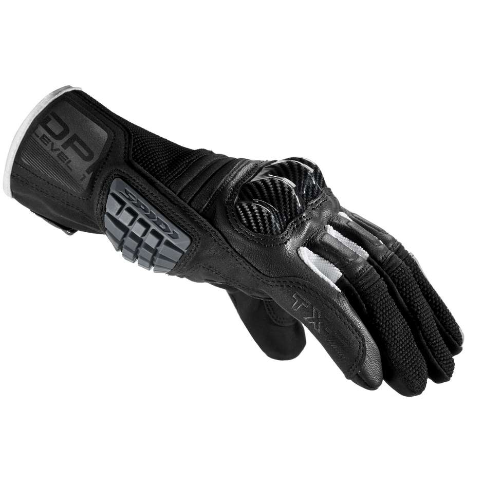 Touring Spidi TX-2 Summer Fabric Motorcycle Gloves Black 