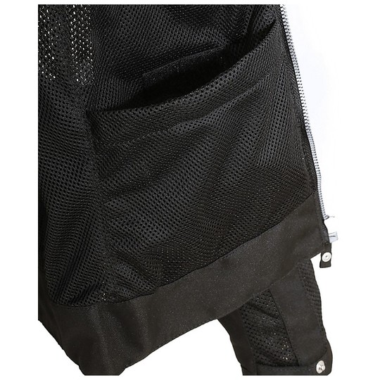 Touring Spidi Women's Motorcycle Jacket In Perforated Fabric SUMMERNET LADY Black