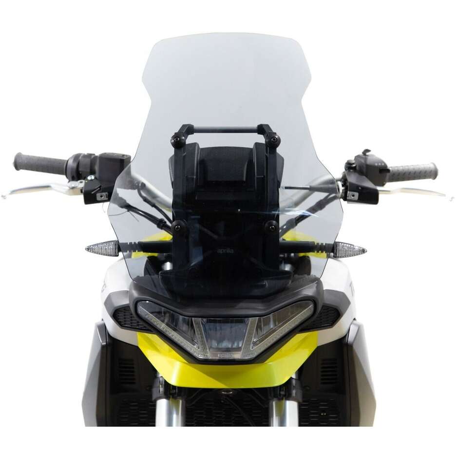 Touring Windschutzscheibe Mittlerer Schutz Isotta Für Aprilia Tuareg 660 2022 Transparent Leichter Rauch