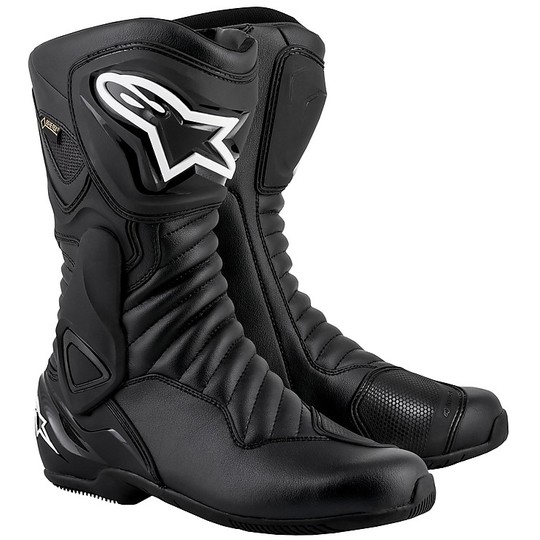 Tourism Motorcycle Boots Alpinestars SMX-6 v2 Gore-Tex Black