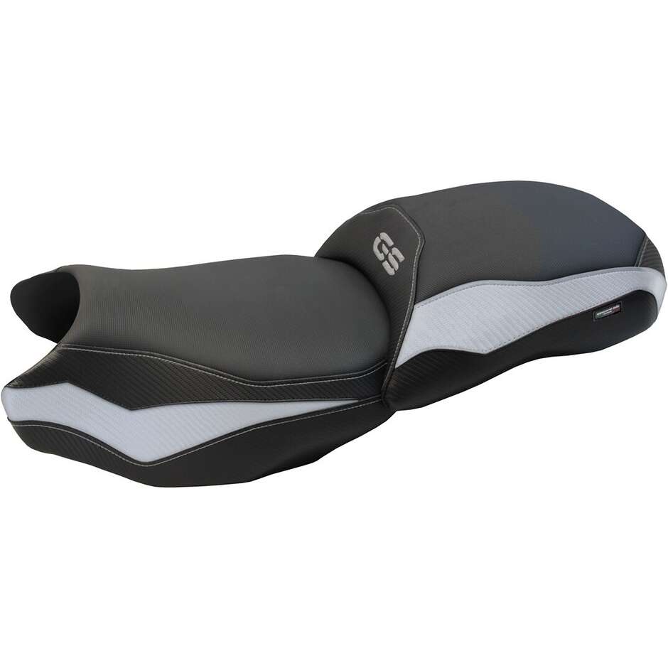 TPZ Italia complete seat, BMW specific, for the R 1200 GS, Mainz Comfort System model - lowered.