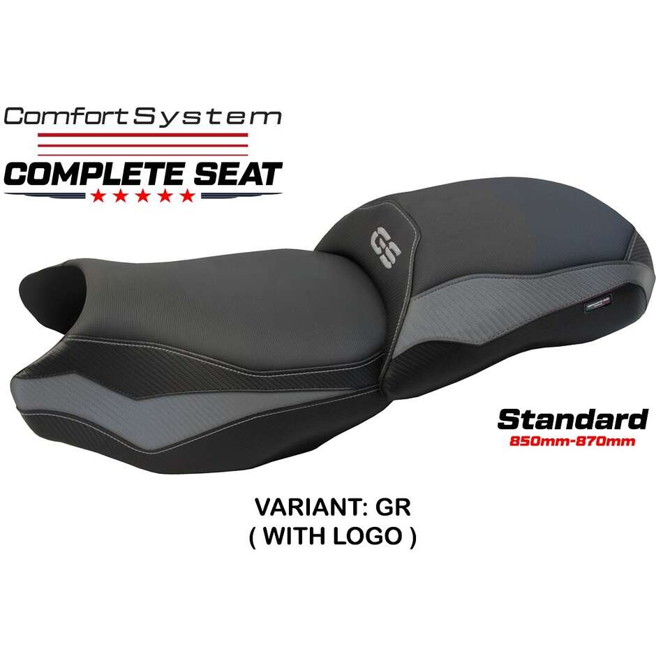 TPZ Italia complete seat, BMW specific, for the R 1200 GS, Mainz Comfort System model - Standard
