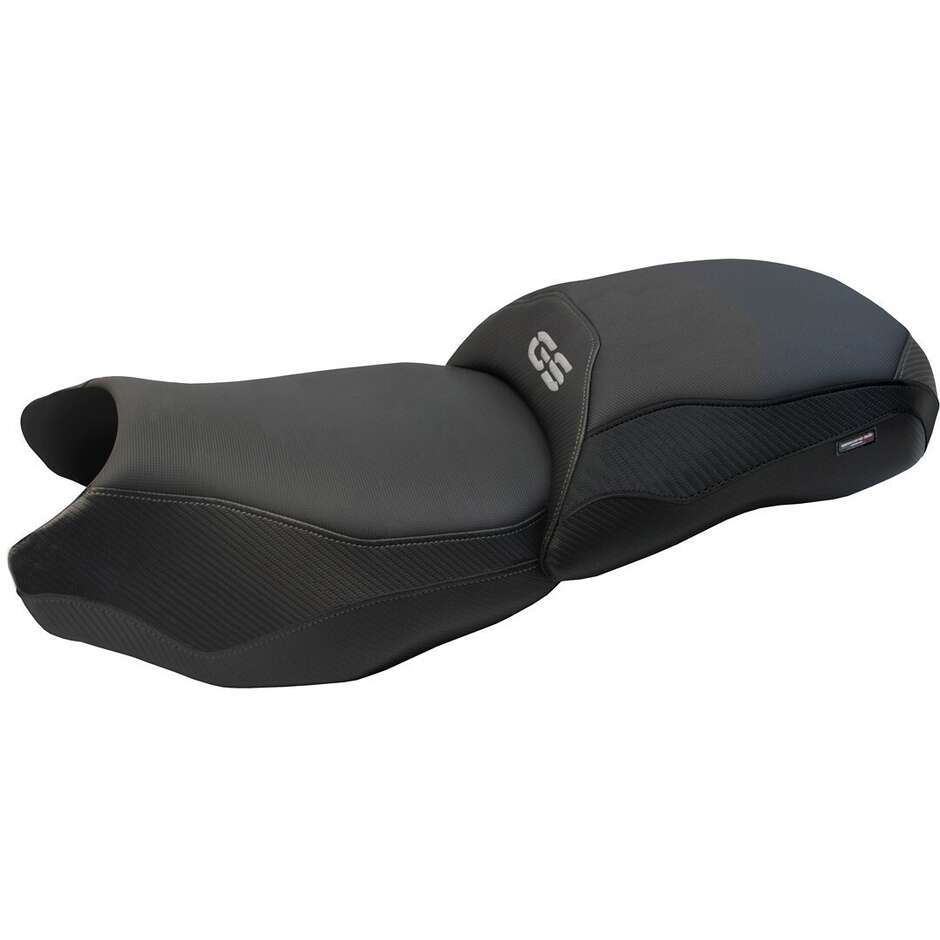 TPZ Italia complete seat, BMW specific, for the R 1250 GS, Paphos Comfort System model - lowered.