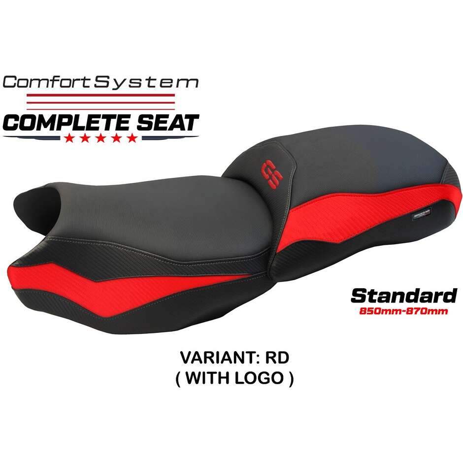 TPZ Italia complete seat, BMW specific, for the R 1250 GS, Paphos model, Comfort System - Standard