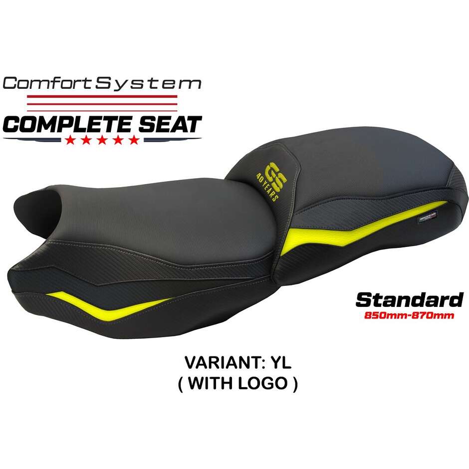 TPZ Italia complete seat, BMW specific, for the R 1250 GS, Paphos model, Comfort System - Standard