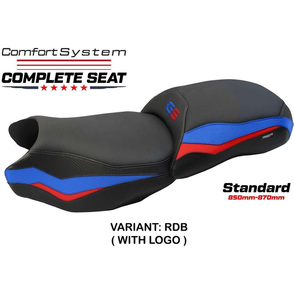 TPZ Italia complete seat, BMW specific, for the R 1250 GS, Paphos model, Comfort System - Standard