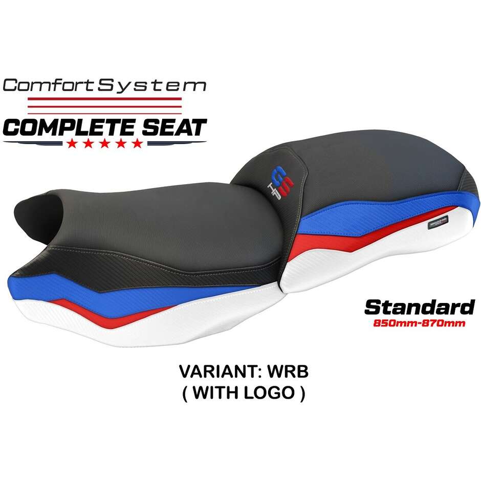 TPZ Italia complete seat, BMW specific, for the R 1250 GS, Paphos model, Comfort System - Standard