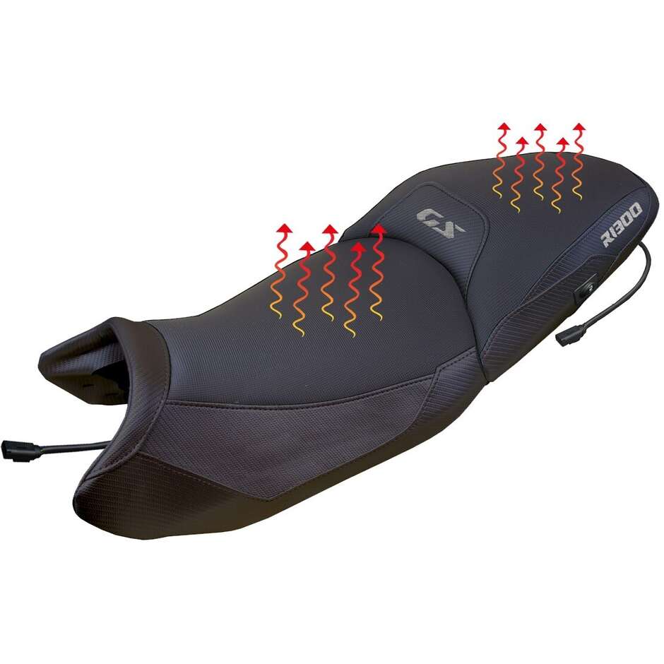 TPZ Italia complete seat, BMW specific, for the R 1300 GS 2023-2025, Dorfen Heating Comfort System model - lowered