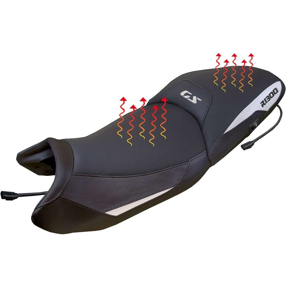 TPZ Italia complete seat, BMW specific, for the R 1300 GS 2023-2025, Dorfen Heating Comfort System model - lowered