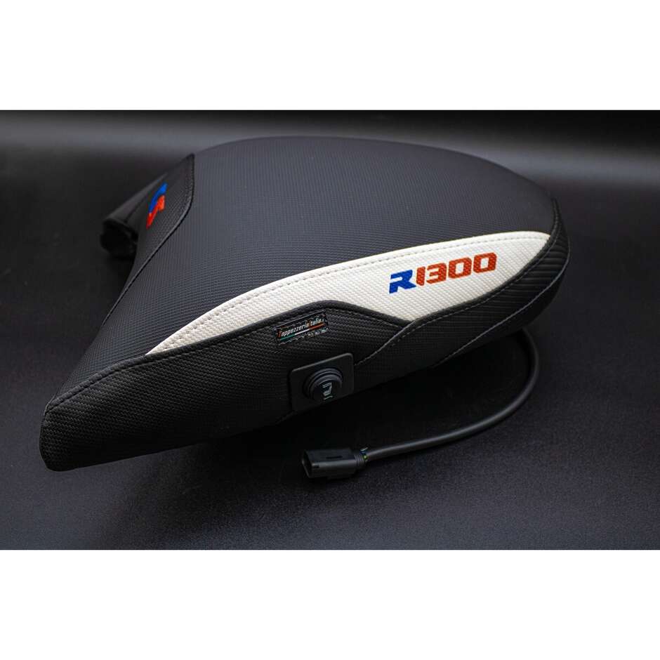 TPZ Italia complete seat, BMW specific, for the R 1300 GS 2023-2025, Dorfen Heating Comfort System model - raised