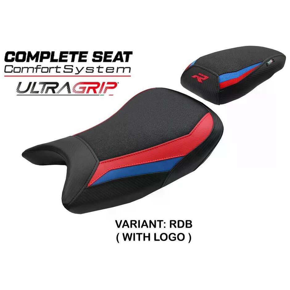 TPZ Italia complete seat, BMW specific, for the S 1000 R 2021-2025, Bexley Ultragrip Comfort System model.