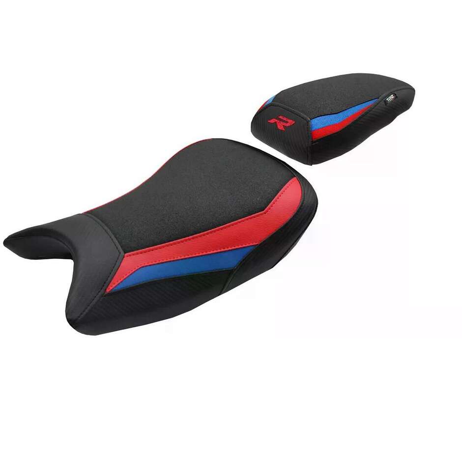 TPZ Italia complete seat, BMW specific, for the S 1000 R 2021-2025, Bexley Ultragrip Comfort System model.