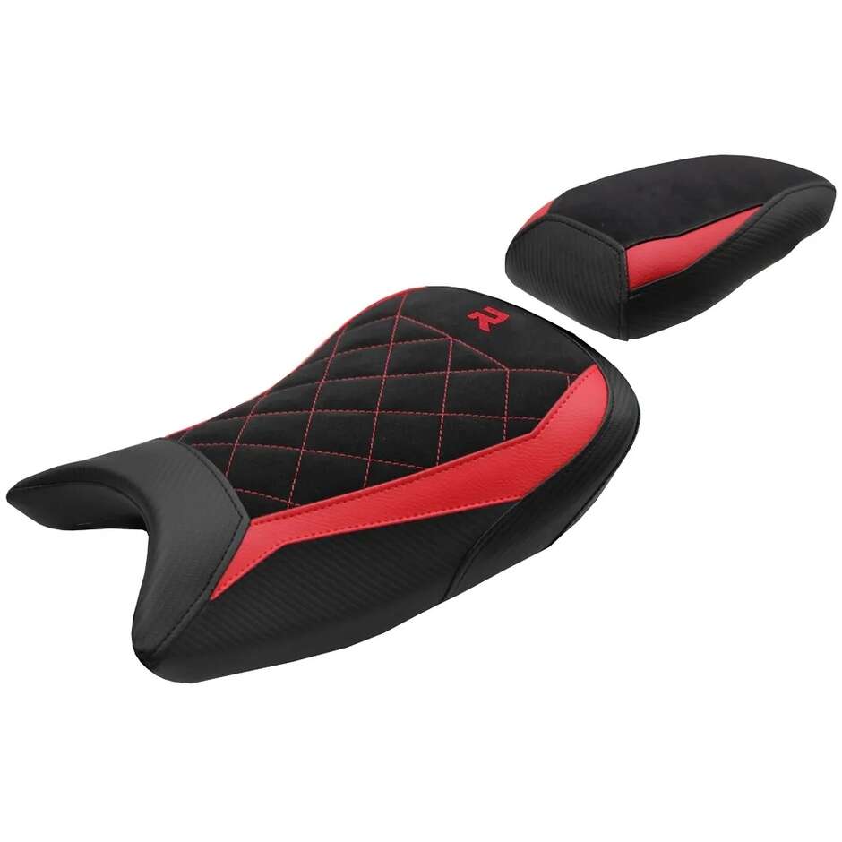 TPZ Italia complete seat, BMW specific, for the S 1000 R 2021-2025, Bexley Velvet Comfort System model.