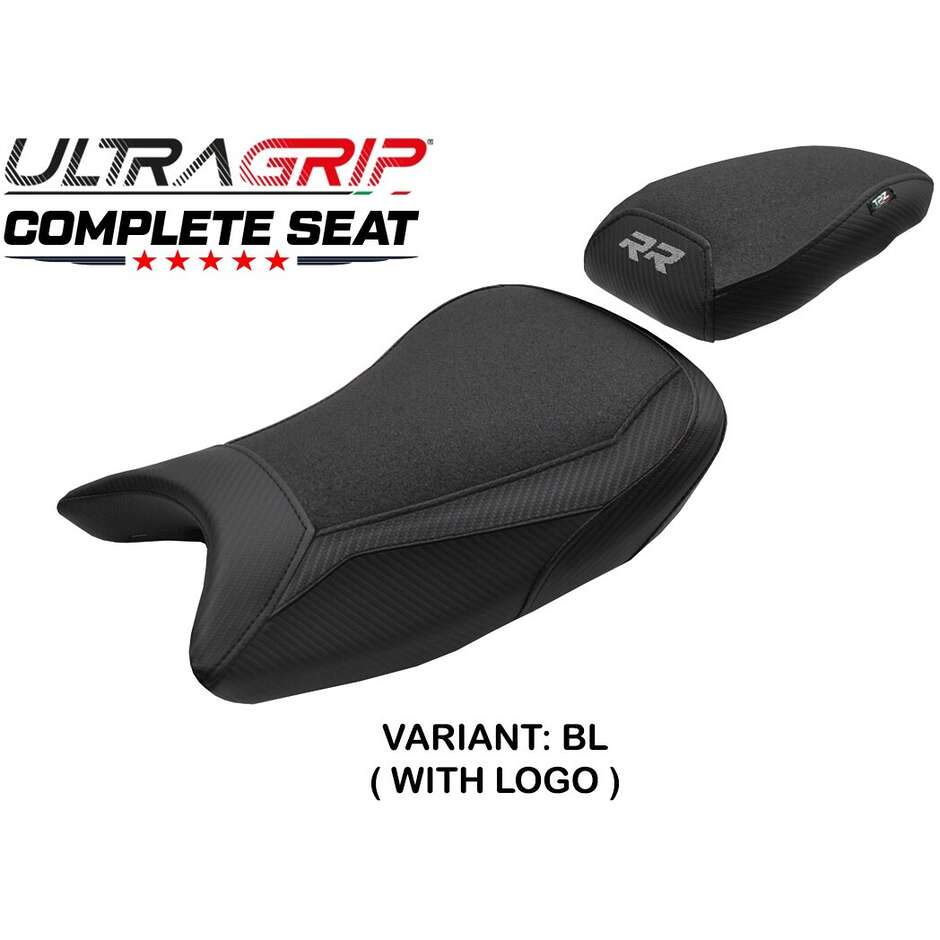 TPZ Italia complete seat, BMW specific, for the S 1000 RR 2019-2025, Varel Ultragrip model.