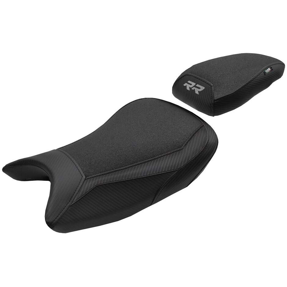 TPZ Italia complete seat, BMW specific, for the S 1000 RR 2019-2025, Varel Ultragrip model.