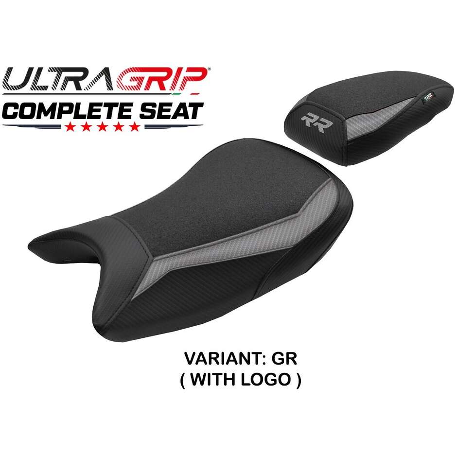 TPZ Italia complete seat, BMW specific, for the S 1000 RR 2019-2025, Varel Ultragrip model.