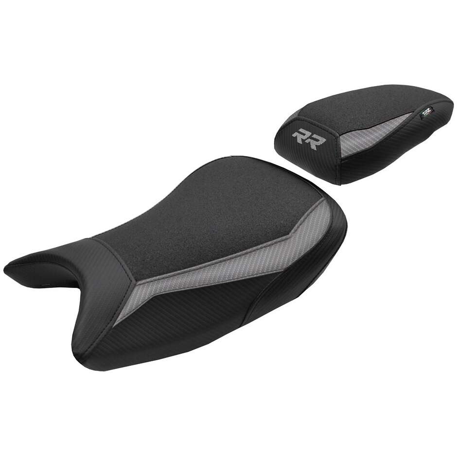 TPZ Italia complete seat, BMW specific, for the S 1000 RR 2019-2025, Varel Ultragrip model.