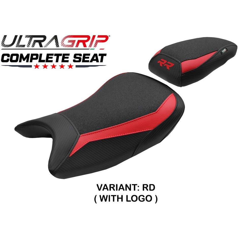 TPZ Italia complete seat, BMW specific, for the S 1000 RR 2019-2025, Varel Ultragrip model.