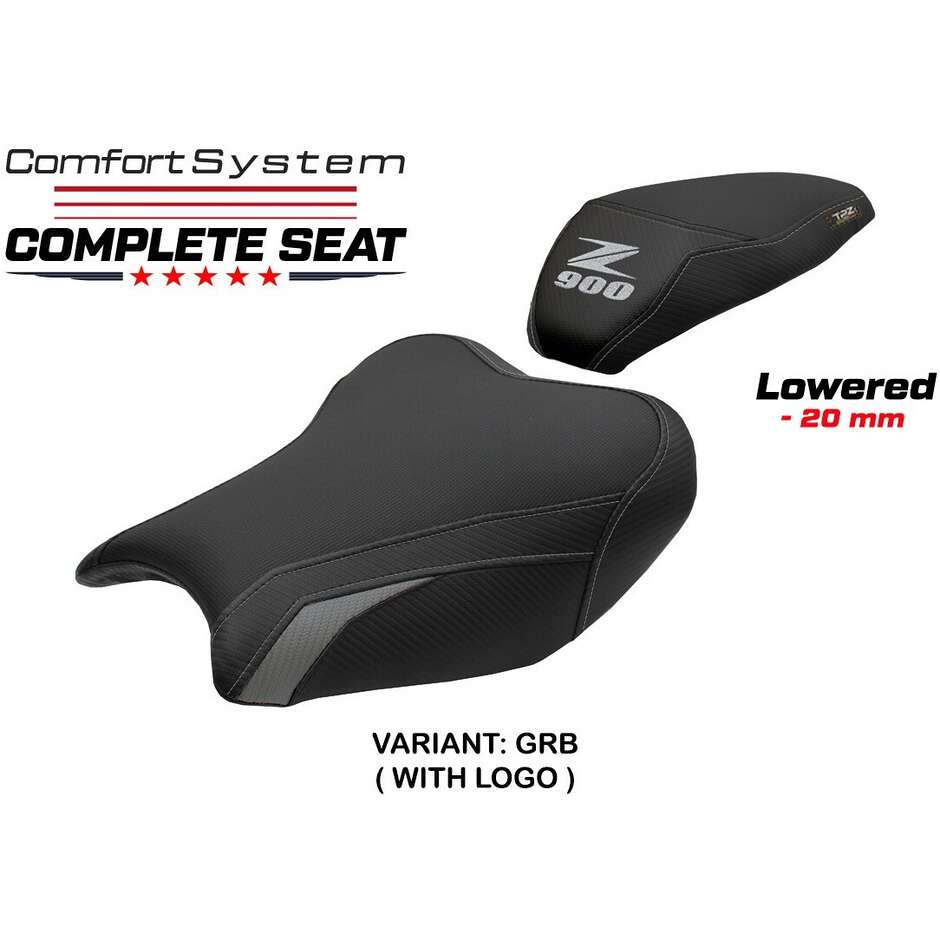 TPZ Italia Complete Seat Specific for Kawasaki Z 900 2017-2024 Model Liaka Complete Comfort Seat - Lowered