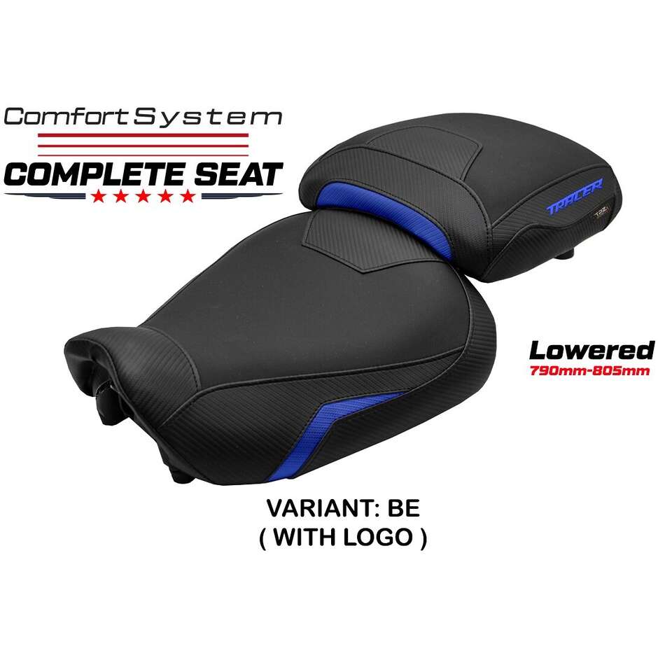 TPZ Italia Complete Seat Specific for Yamaha Tracer 9 / 9 GT 2021-2024 Model Naha Complete Comfort Seat - Lowered