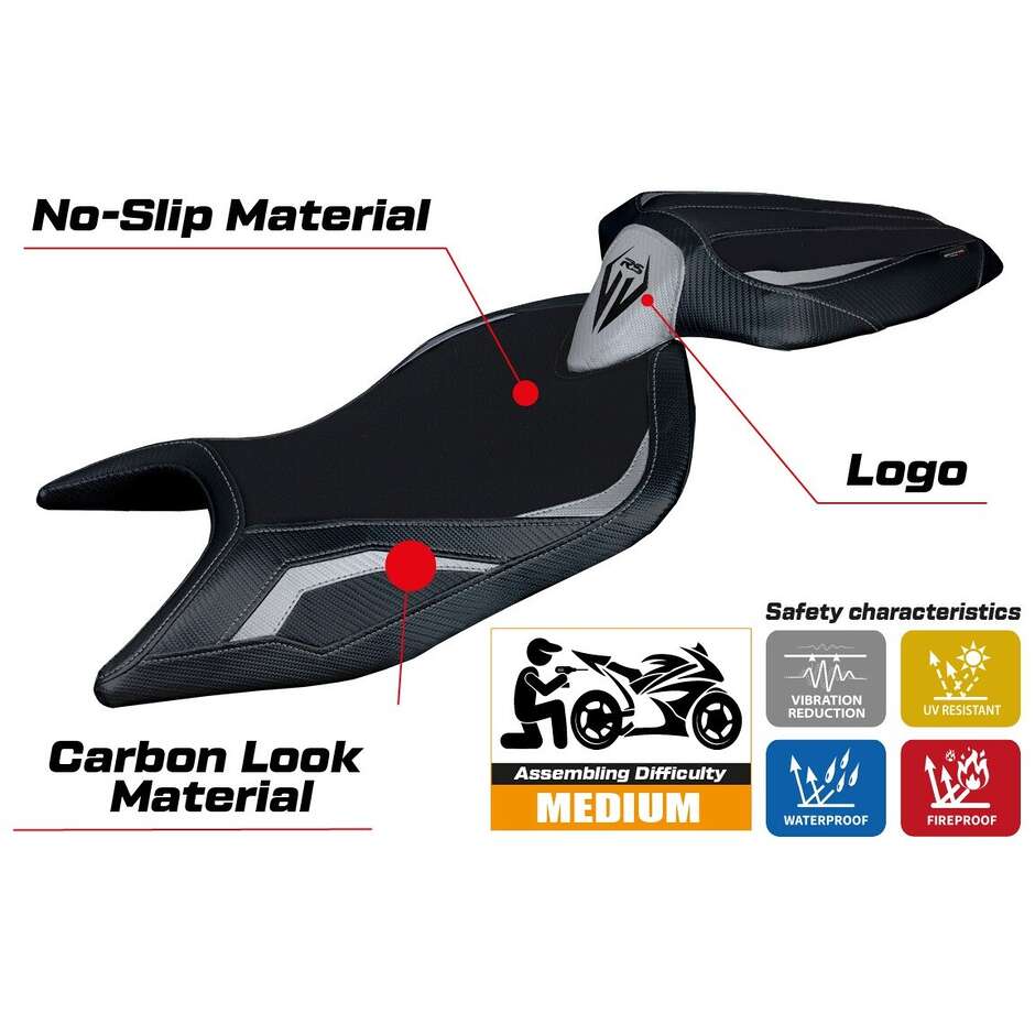 TPZ Italia Seat Cover Specific for Aprilia RS 660 2021-2025 Naxos Model