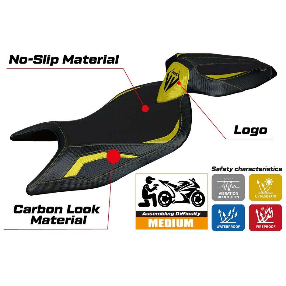 TPZ Italia Seat Cover Specific for Aprilia RS 660 2021-2025 Naxos Model