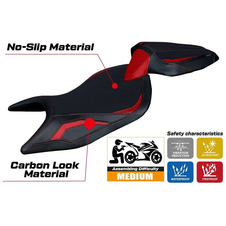 TPZ Italia Seat Cover Specific for Aprilia RS 660 2021-2025 Naxos Model