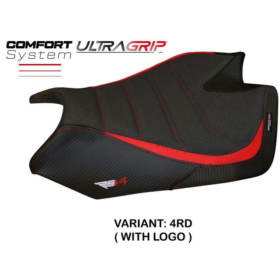 TPZ Italia Seat Cover Specific for Aprilia RSV4 2009-2020 Model Barrie Ultragrip Comfort System