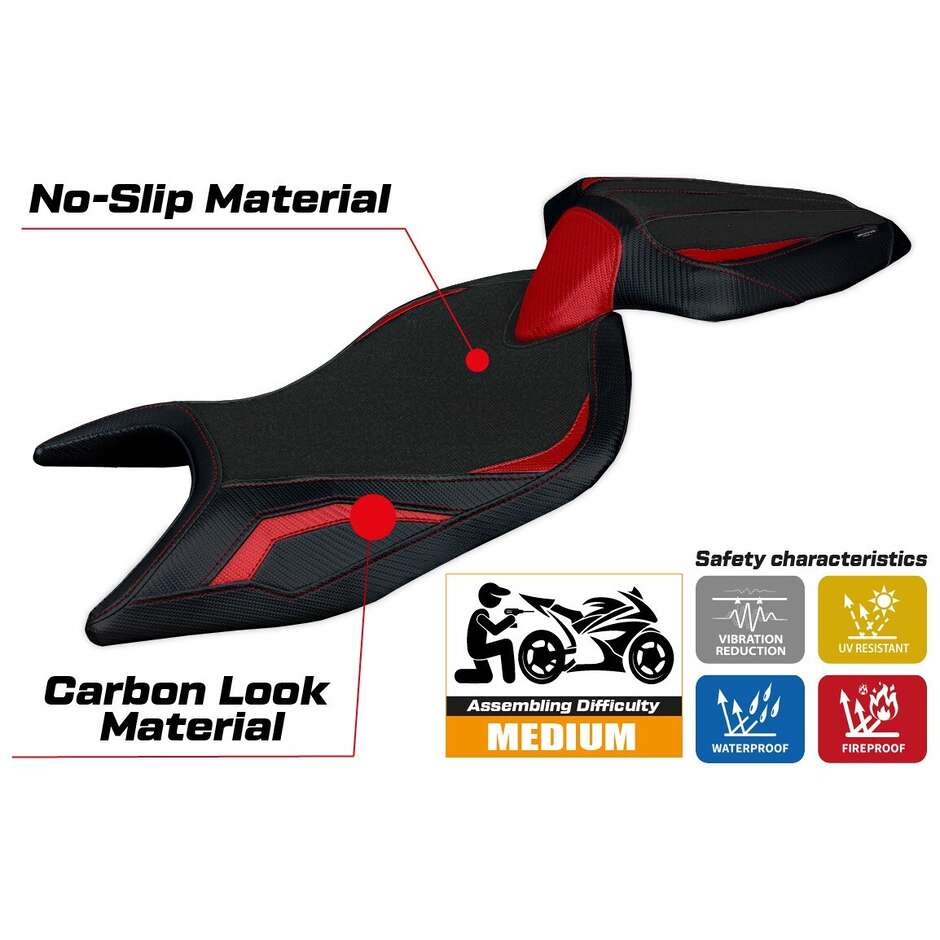 TPZ Italia Seat Cover Specific for Aprilia Tuono 660 2021-2024 Sparta Model