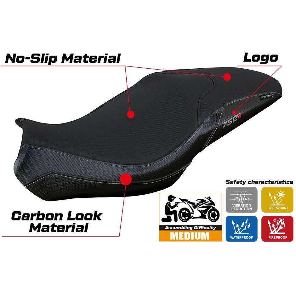 TPZ Italia Seat Cover Specific for Benelli 752 S 2019-2025 Lima Model