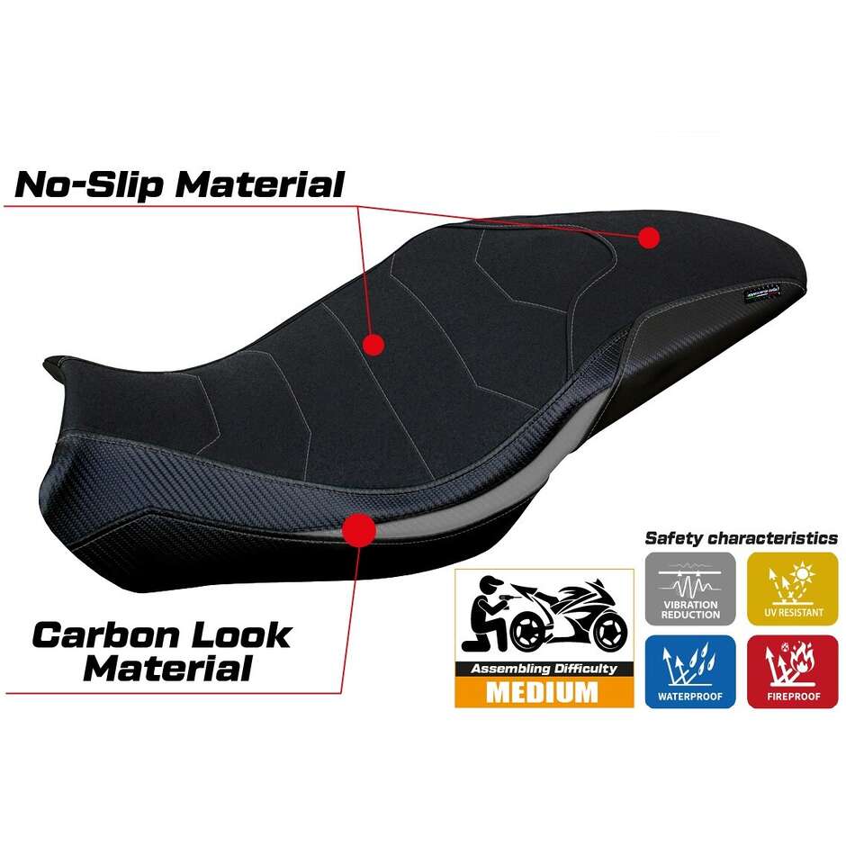 TPZ Italia Seat Cover Specific for Benelli 752 S 2019-2025 Lima Ultragrip Model
