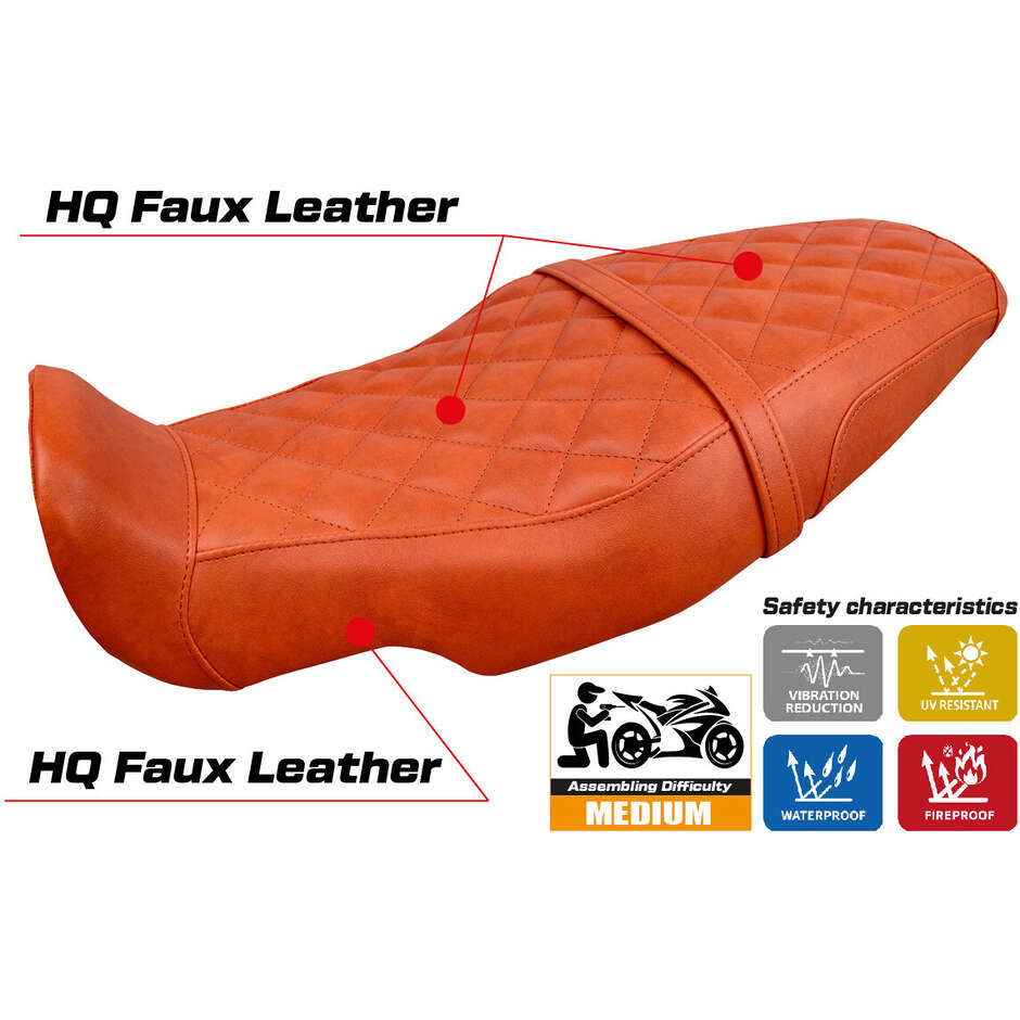 TPZ Italia Seat Cover Specific for Benelli Leoncino 800 2022-2025 Model Camberra