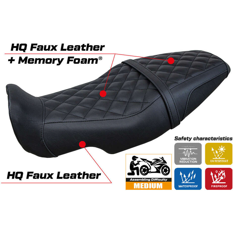 TPZ Italia Seat Cover Specific for Benelli Leoncino 800 2022-2025 Model Sydney Comfort System