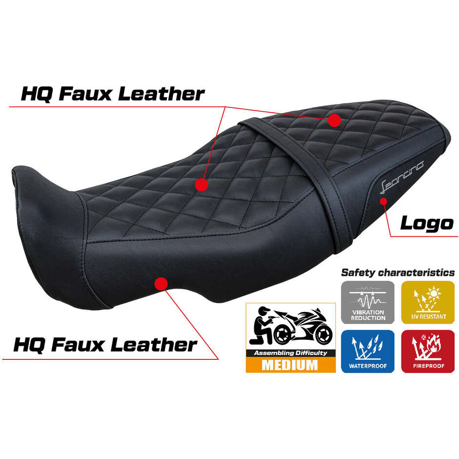 TPZ Italia Seat Cover Specific for Benelli Leoncino 800 2022-2025 Sydney Model