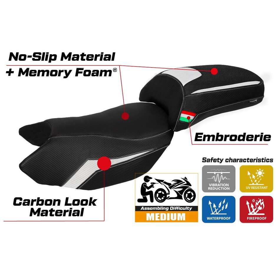 TPZ Italia Seat Cover Specific for Benelli TRK 502 2017-2025 Model Merida Comfort System