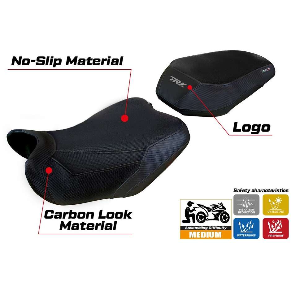 TPZ Italia Seat Cover Specific for Benelli TRK 702 2023-2025 Taisha Model
