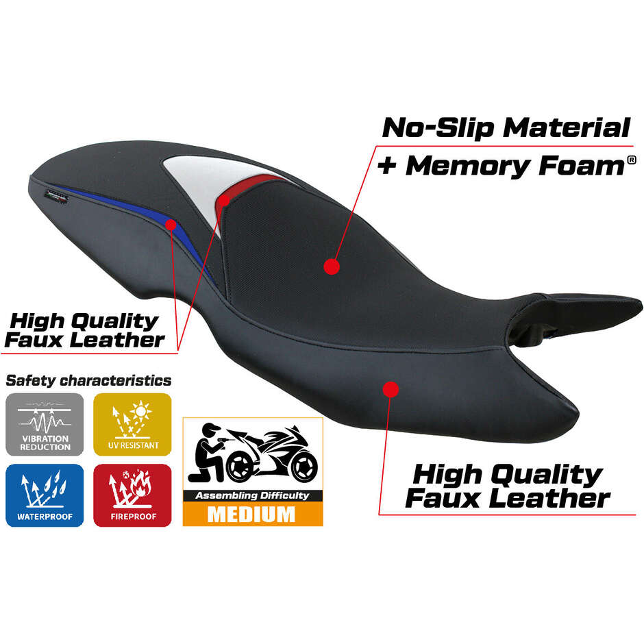 TPZ Italia Seat Cover Specific for BMW F 800 R 2009 - 2020 Model Maili Comfort System