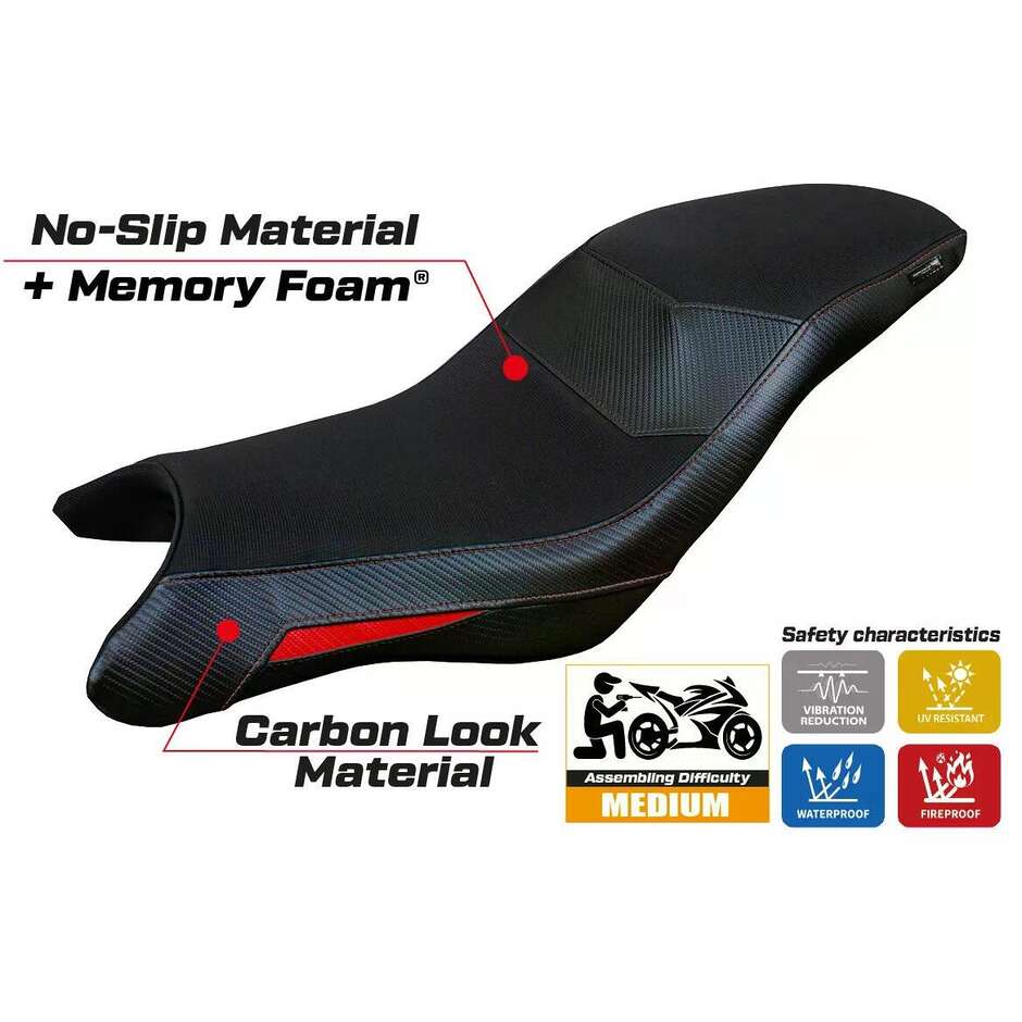 TPZ Italia Seat Cover Specific for BMW G 310 GS 2017-2025 Model Thiva Comfort System