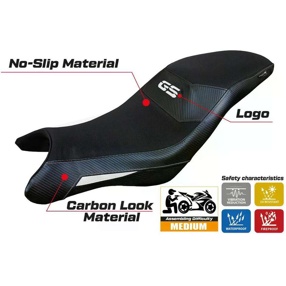 TPZ Italia Seat Cover Specific for BMW G 310 GS 2017-2025 Thiva Model