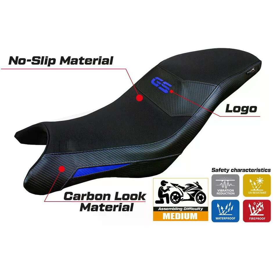 TPZ Italia Seat Cover Specific for BMW G 310 GS 2017-2025 Thiva Model