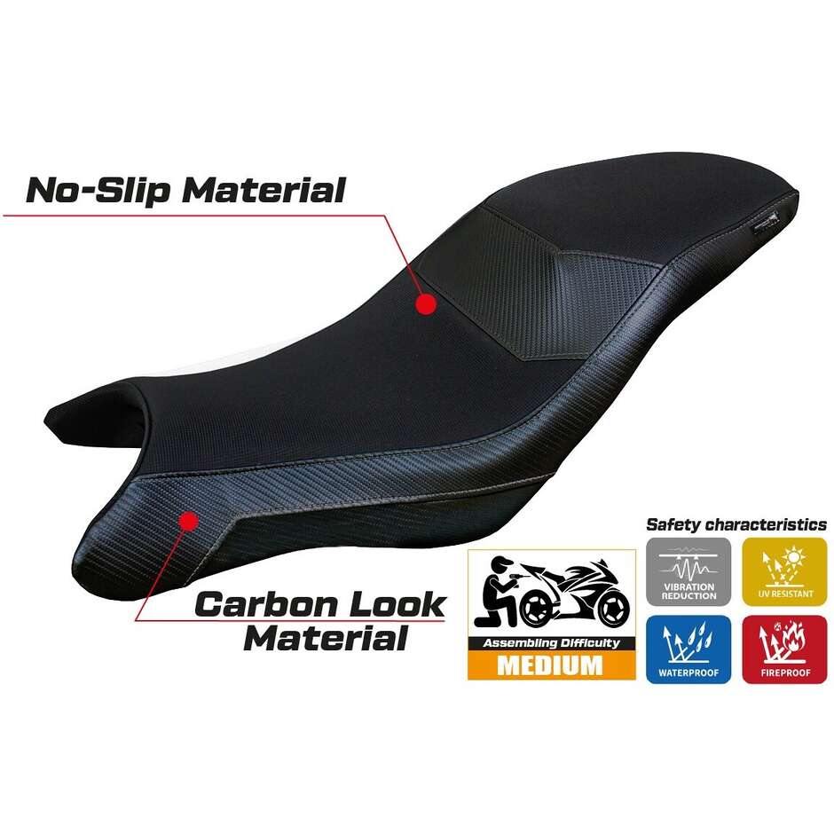 TPZ Italia Seat Cover Specific for BMW G 310 R 2021-2025 Model Raven Comfort System