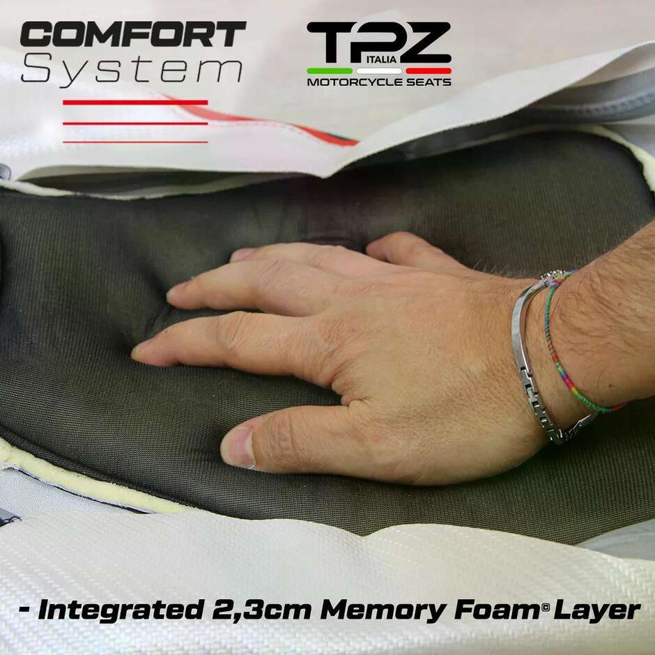 TPZ Italia Seat Cover Specific for BMW M 1000 R 2022-2025 Model Nerja Comfort System
