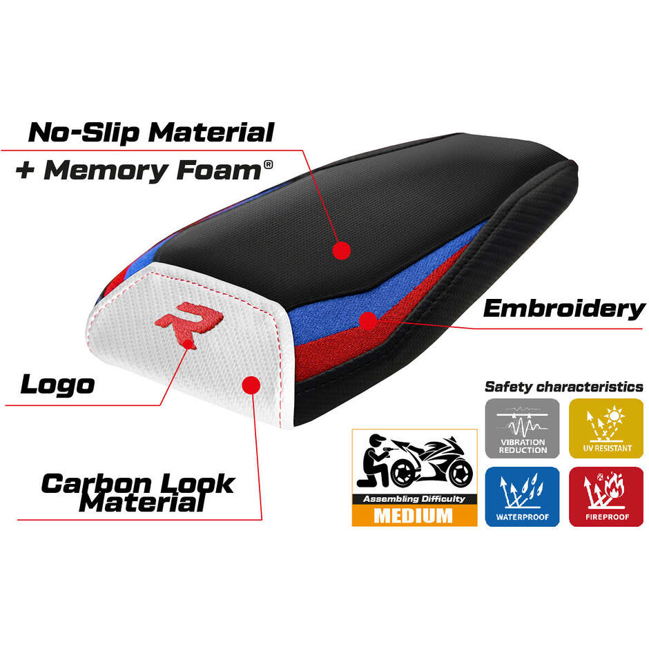 TPZ Italia Seat Cover Specific for BMW M 1000 R 2022-2025 Model Tayma Comfort System