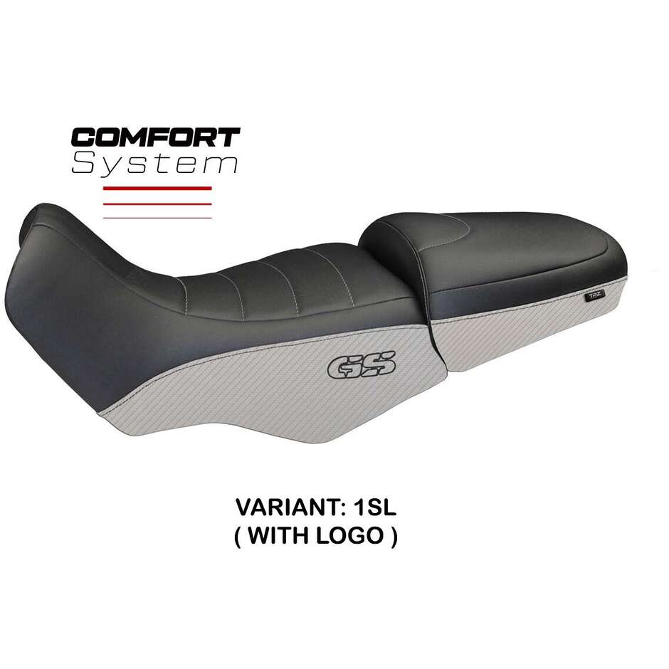 TPZ Italia Seat Cover Specific for BMW R 1100/1150 GS 1994 - 2003 Model Firenze Carbon Color Comfort System
